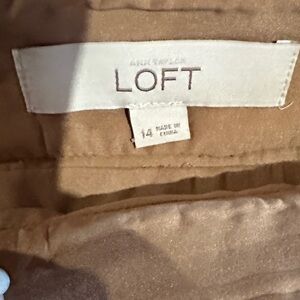 LOFT Golden Sparkle Skirt